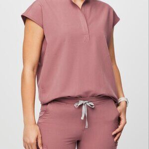 XS Figs Rafaela Top Mauve